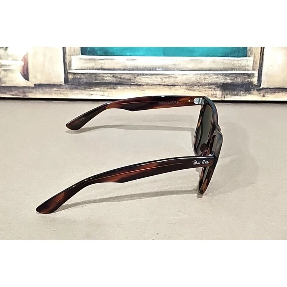 VINTAGE B&L RAY-BAN L1725 XWAS‎ G15 UV CRYSTAL SHINY TORT WAYFARER II SUNGLASSES